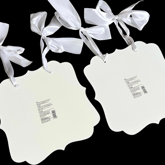Mr. & Mrs. Wooden Chair Signs for Wedding Reception or Party - White Black - Picture 2 of 7